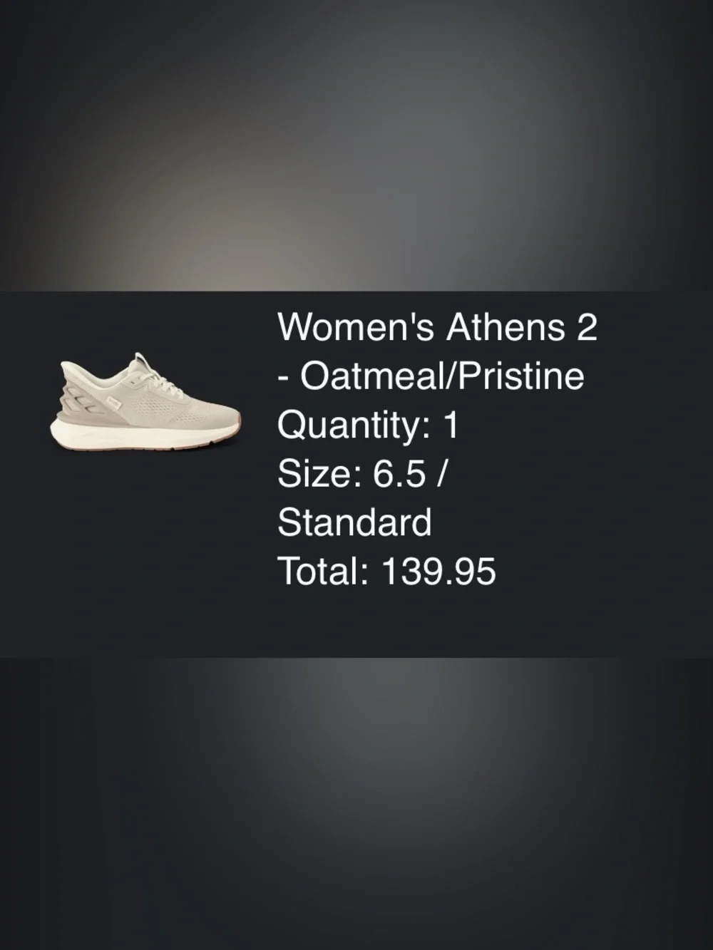 Kizik Athena 2 women’s size 6.5 $139.95 NEW